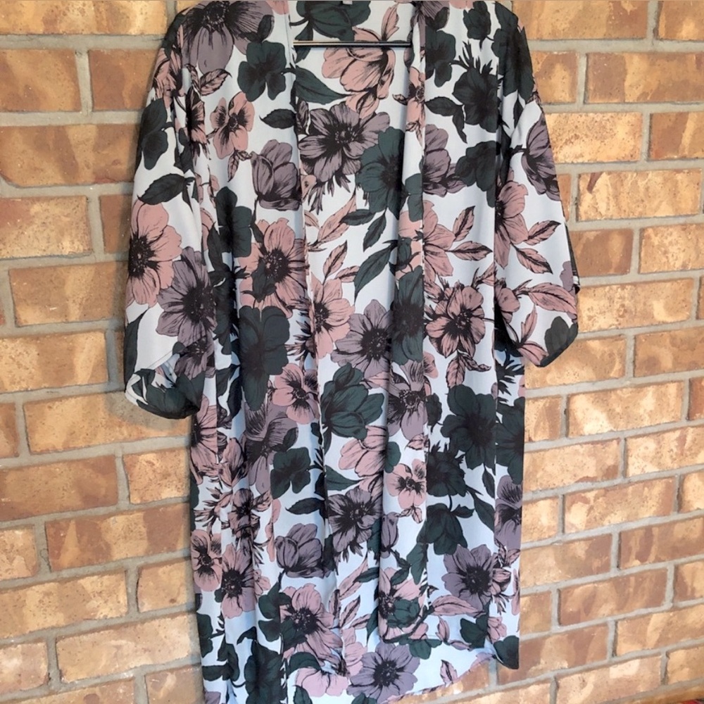 Floral cardigan komono